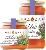 Мед квітковий різнотрав'я Медодар скло Мед квітковий різнотрав'я Медодар скло