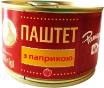 Паштет Pamapol курячий з паприкою 155 г метал ключ Паштет Pamapol курячий з паприкою 155 г метал ключ