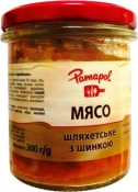 М'ясо Pamapol шляхетське з шинкою 75 % м'яса 300 г скло М'ясо Pamapol шляхетське з шинкою 75 % м'яса 300 г скло