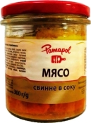 М'ясо Pamapol свинне в соку 80 % м'яса 300 г скло М'ясо Pamapol свинне в соку 80 % м'яса 300 г скло