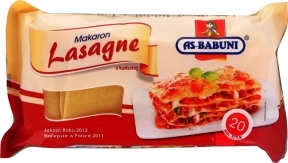 Макарони AS-Babuni Лазанья Makaron Lasagne 20 шт = 300 г Макарони AS-Babuni Лазанья Makaron Lasagne 20 шт = 300 г