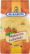 Макарони AS-Babuni Гнізда Вермішель/Павутинка Makaron Lubelski Nitka 1 кг Макарони AS-Babuni Гнізда Вермішель/Павутинка Makaron Lubelski Nitka 1 кг
