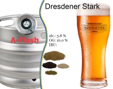 Пиво Прикарпатская ПМ Dresdener Stark 16,0 % Саксонский Эль нефильтрованное разливное 5,8 % кег 30 л